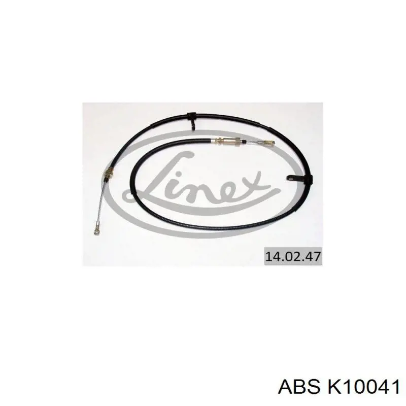 Cable de freno de mano delantero K10041 ABS