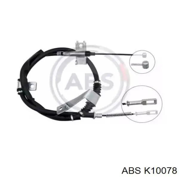 Купить 1310SS03R Ashika Задний правый трос ручника