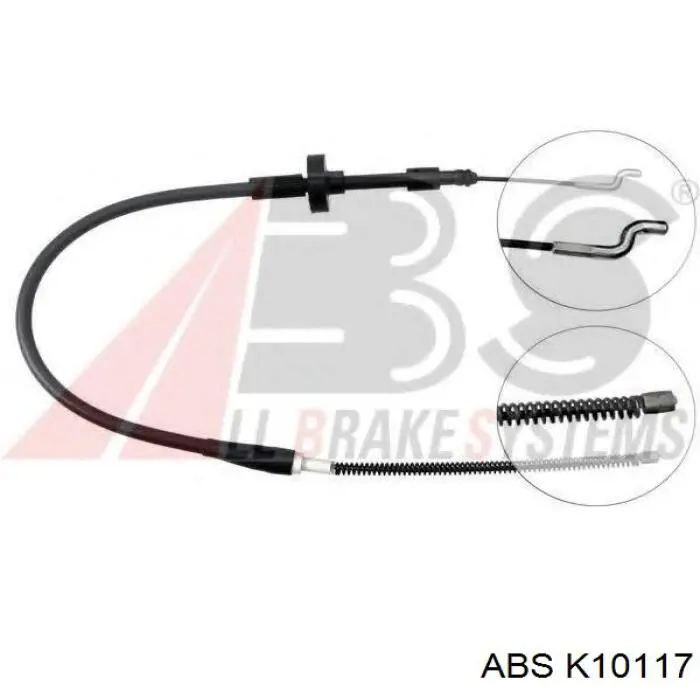 Трос ручного тормоза задний ABS K10117 цена, от 5.69 USD