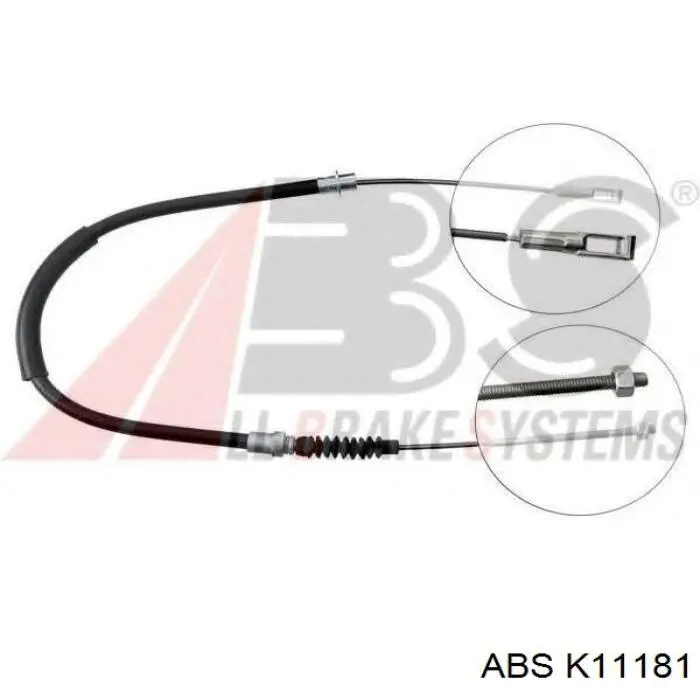 11.6024 Cofle трос ручного тормоза передний