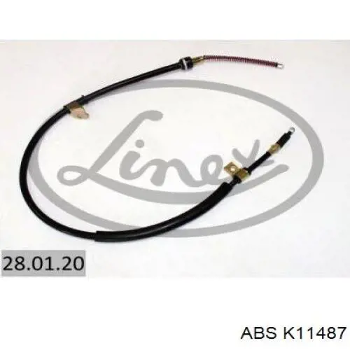 Трос ручного тормоза задний ABS K11487 цена, от 25.88 USD