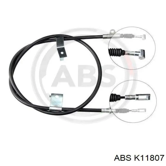 Купить 3653171J10 Nissan/Infiniti Трос стояночного тормоза задний левый
