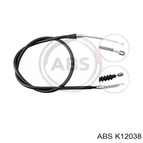 K12038 ABS Трос ручного тормоза задний, правый