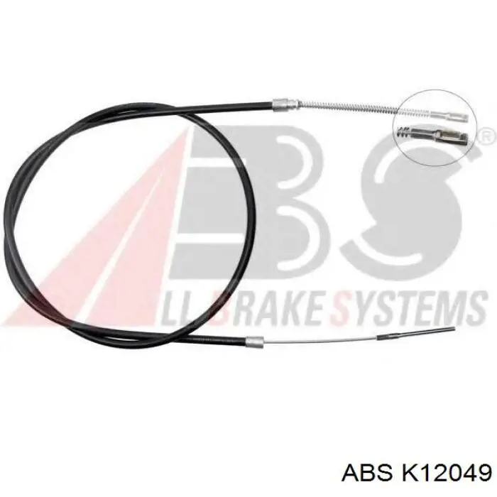 Трос стояночного тормоза задний правый ABS K12049 цена, от 35.82 USD
