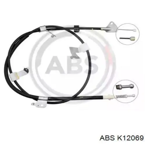 K12069 ABS Трос ручного тормоза