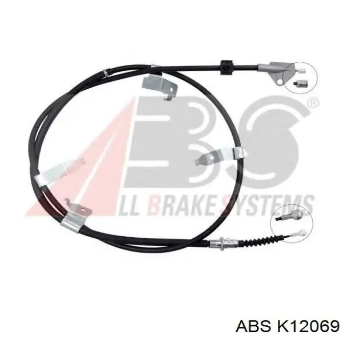 Трос ручного тормоза задний ABS K12069 цена, от 22.16 USD