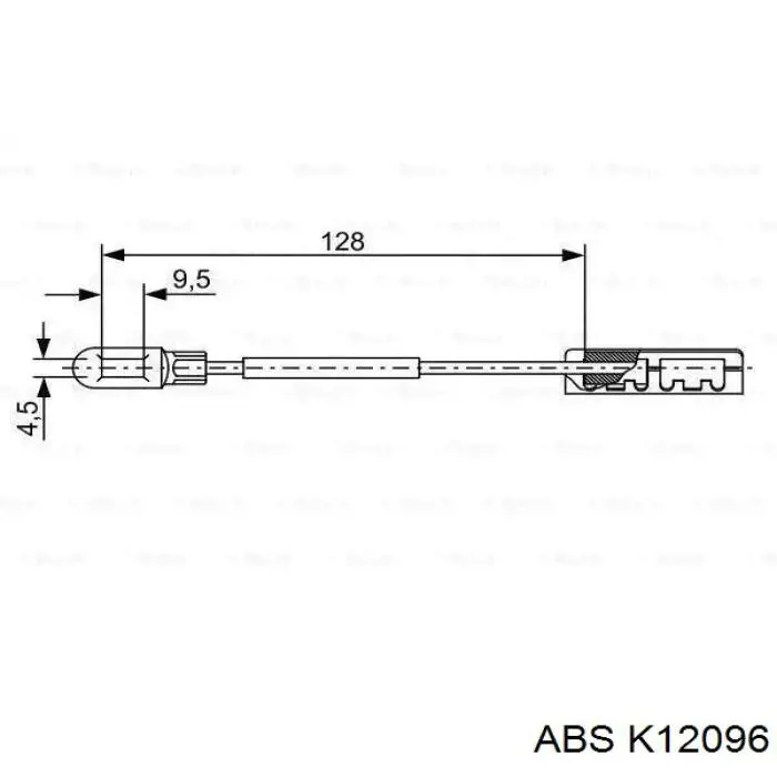 Задний трос ручника ABS K12096 цена, от 2.67 USD