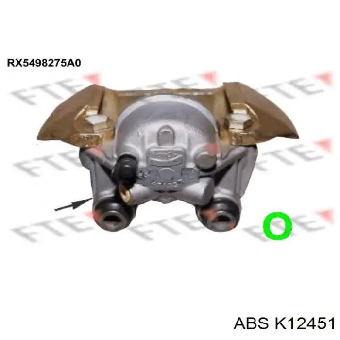 K12451 ABS Трос стояночного тормоза промежуточный