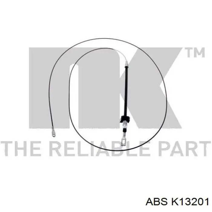 K13201 ABS трос ручного тормоза передний