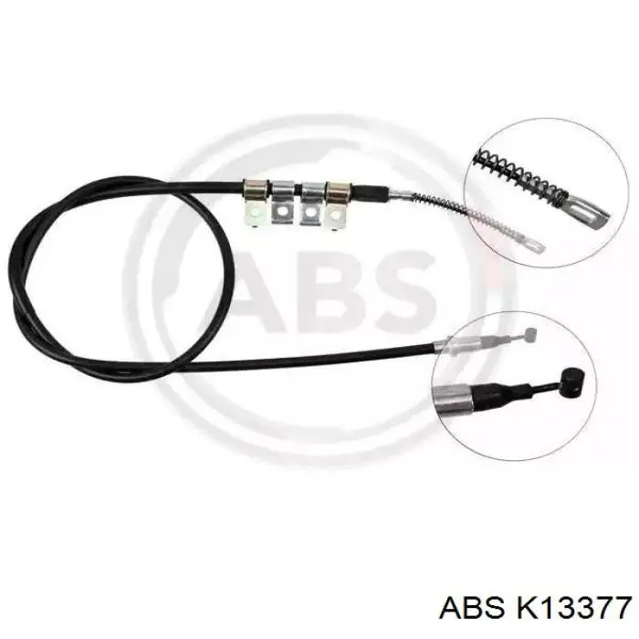 Cable de freno de mano trasero izquierdo K13377 ABS