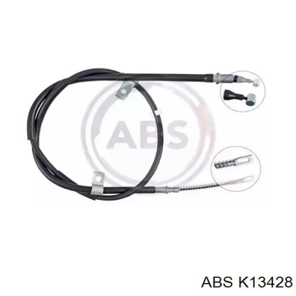 Cable de freno de mano trasero derecho K13428 ABS