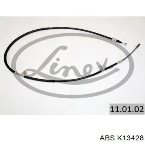 Трос стояночного тормоза задний правый ABS K13428 цена, от 15.72 USD