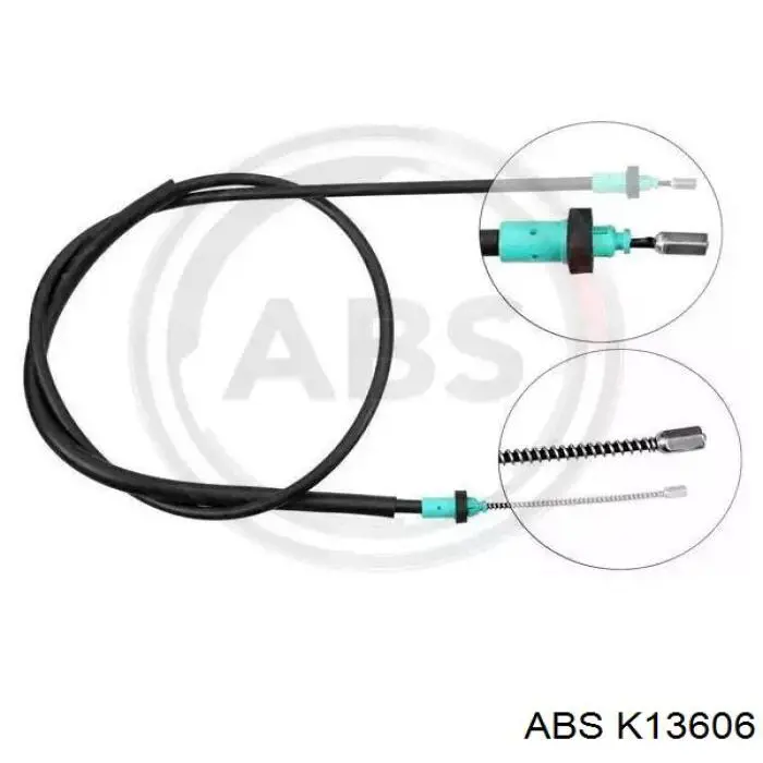 K13606 ABS Трос ручного тормоза задний правый/левый