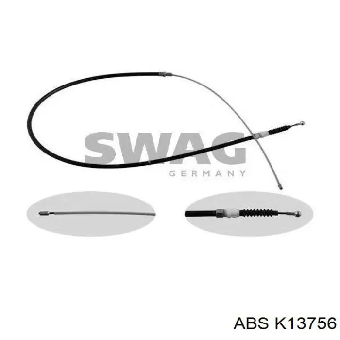 Задний трос ручника ABS K13756 цена, от 11.53 USD