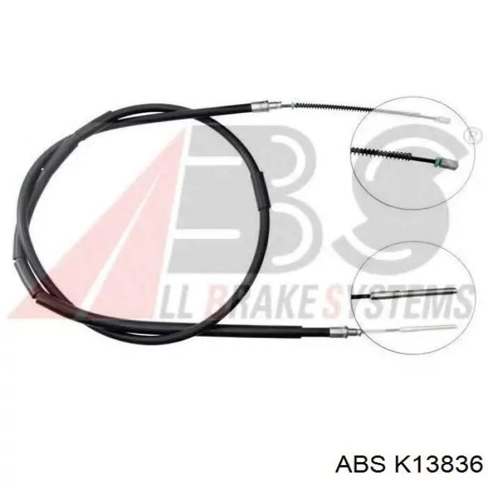 Cable de freno de mano trasero derecho/izquierdo K13836 ABS