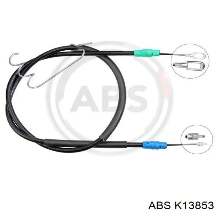 Купить K13853 ABS Трос стояночного тормоза задний левый