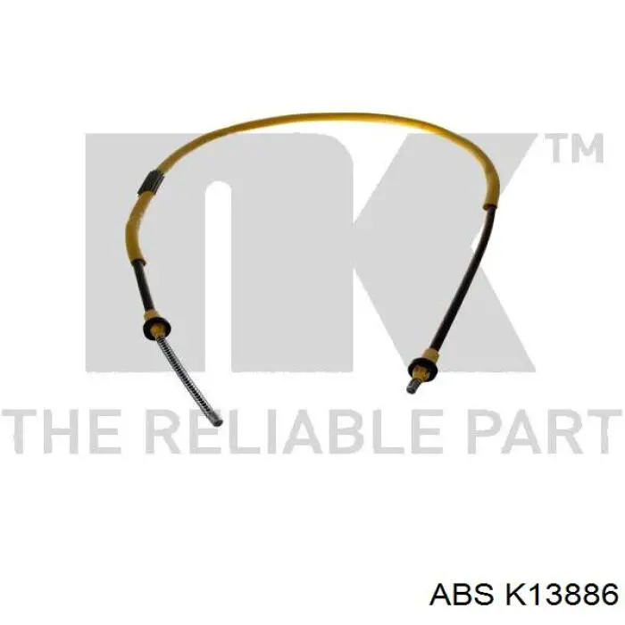 Трос стояночного тормоза задний правый ABS K13886 цена, от 13.82 USD