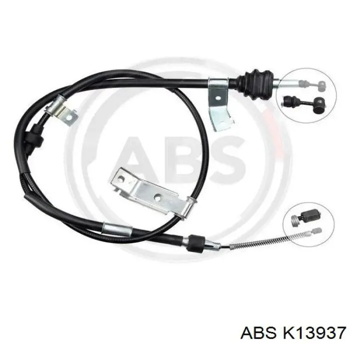 Купить K13937 ABS Трос стояночного тормоза задний левый