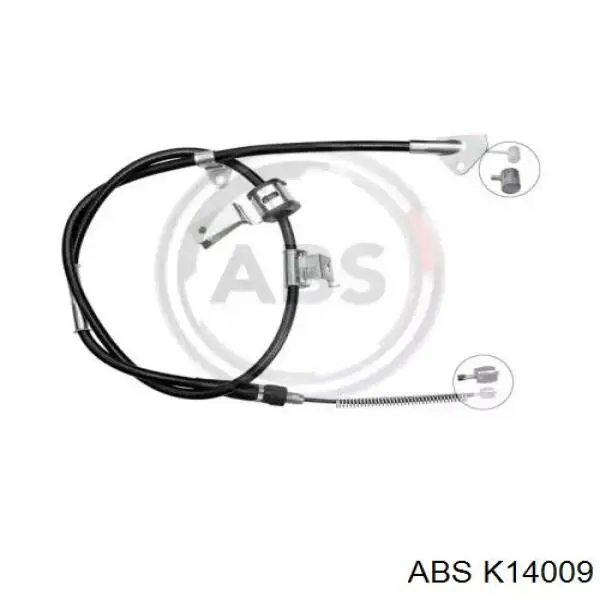 K14009 ABS Трос ручного тормоза задний, правый
