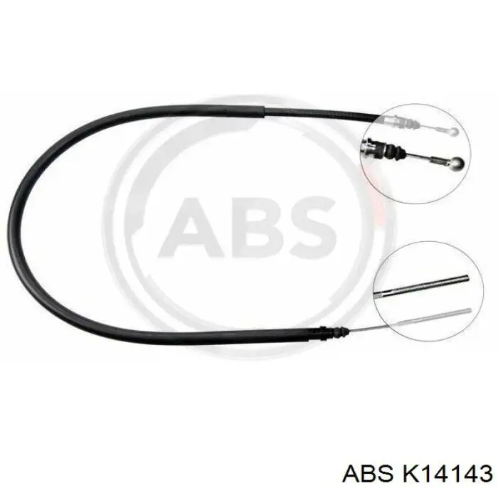 Купить K14143 ABS Задний правый трос ручника