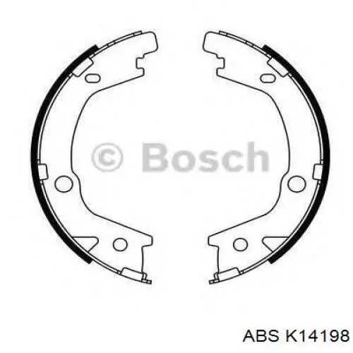Трос стояночного тормоза задний правый ABS K14198 цена, от 19.92 USD