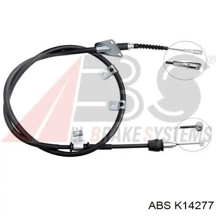 Купить K14277 ABS Трос стояночного тормоза задний левый