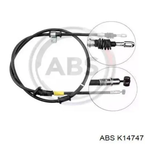 Трос ручного тормоза задний ABS K14747 цена, от 17.55 USD