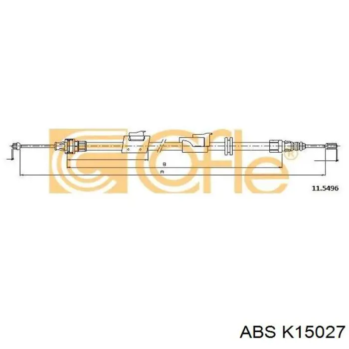 Трос ручника 1439905 Ford