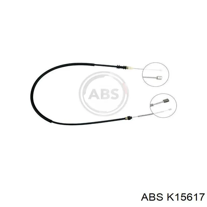 Трос ручного тормоза задний ABS K15617 цена, от 7.89 USD