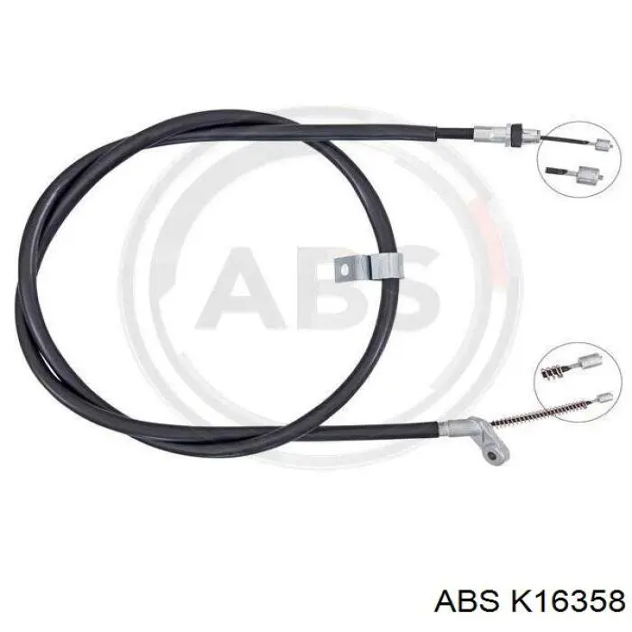 Трос стояночного тормоза задний правый ABS K16358 цена, от 16.82 USD