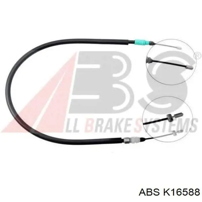 Трос стояночного тормоза задний правый ABS K16588 цена, от 9.93 USD