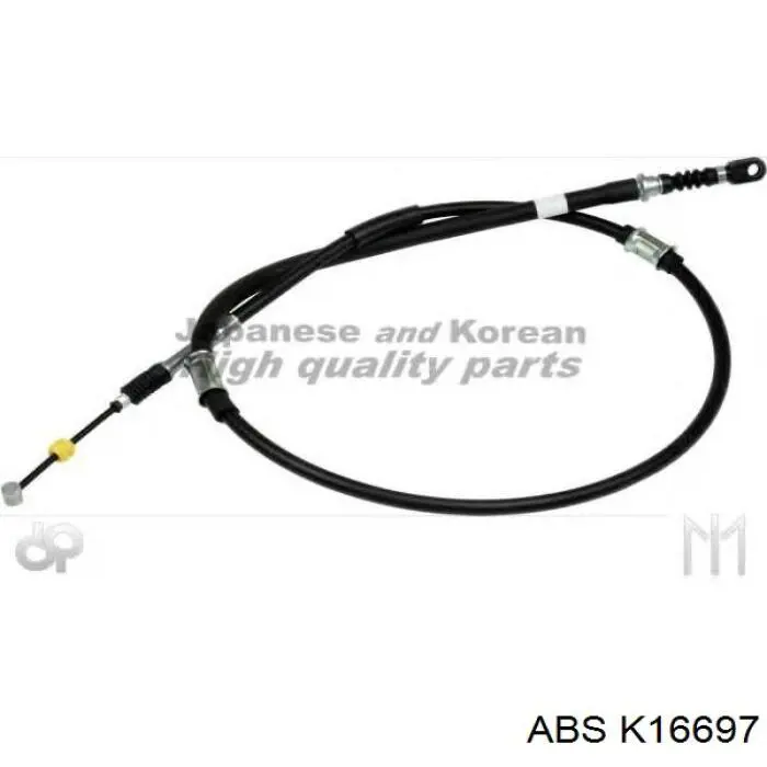 Трос ручного тормоза задний ABS K16697 цена, от 32.53 USD