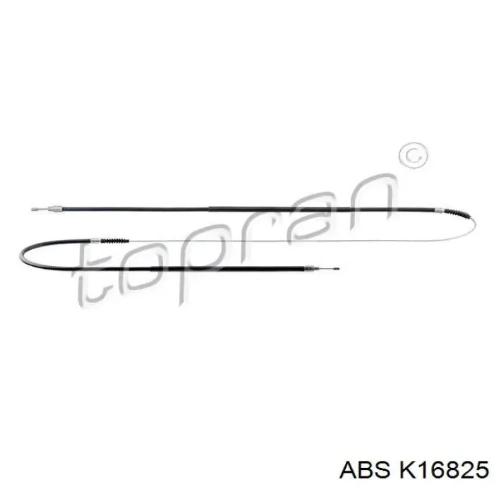 Задний трос ручника K16825 ABS