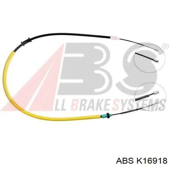 Трос стояночного тормоза задний правый ABS K16918 цена, от 17.12 USD
