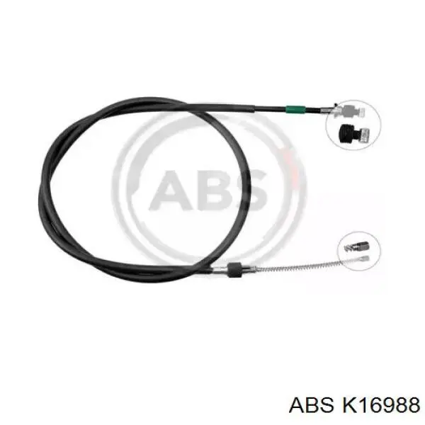K16988 ABS Трос ручного тормоза задний, правый