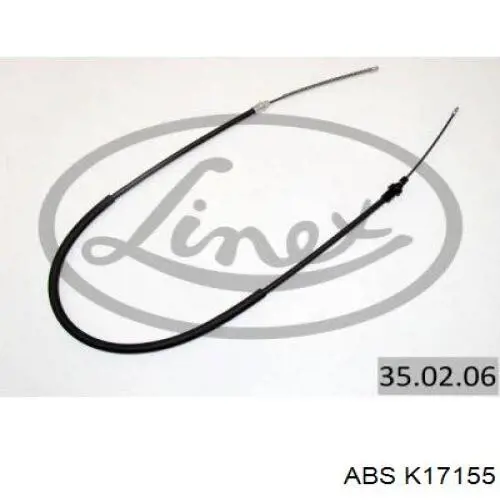 Cable de freno de mano trasero derecho/izquierdo K17155 ABS