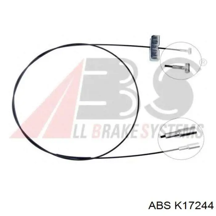 Купить K17244 ABS Трос ручного тормоза промежуточный