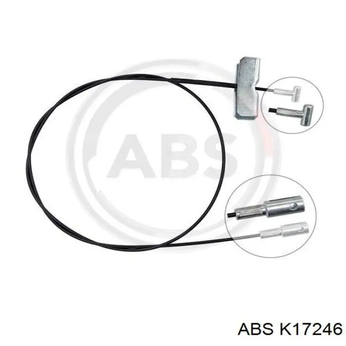 Купить K17246 ABS Трос ручного тормоза промежуточный