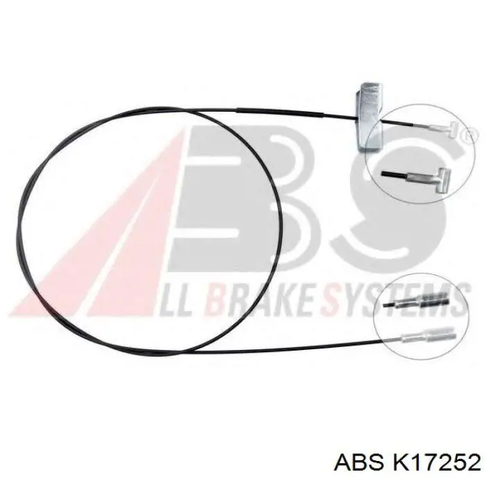 Купить K17252 ABS Трос ручного тормоза промежуточный
