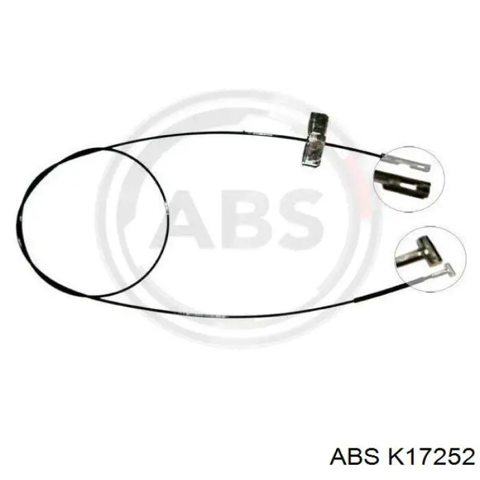 Cable de freno de mano intermedio K17252 ABS