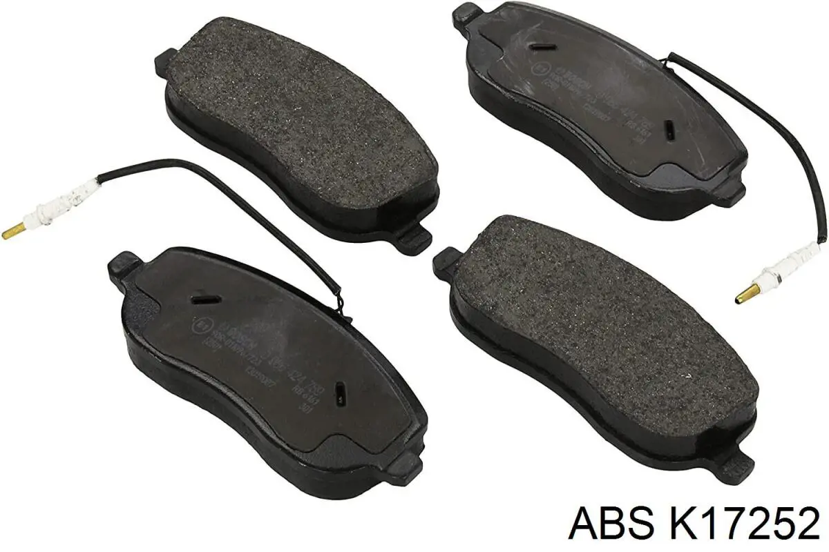 Трос ручника промежуточный ABS K17252