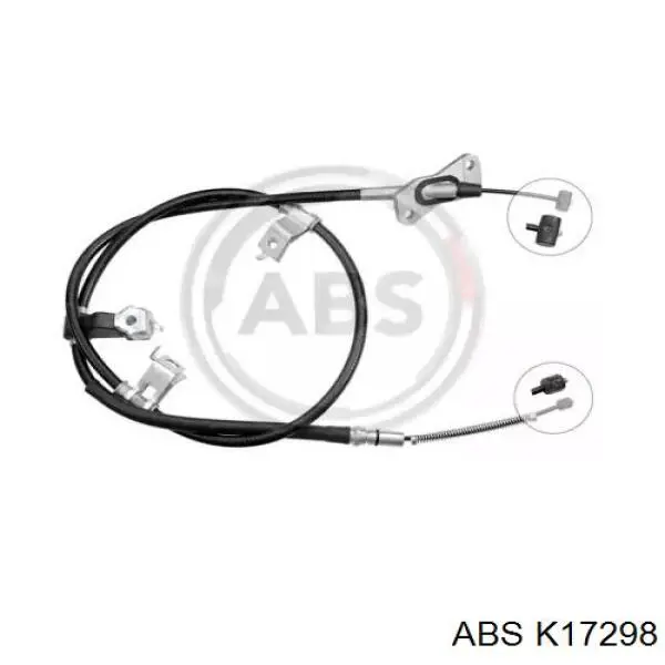 Задний правый трос ручника K17298 ABS