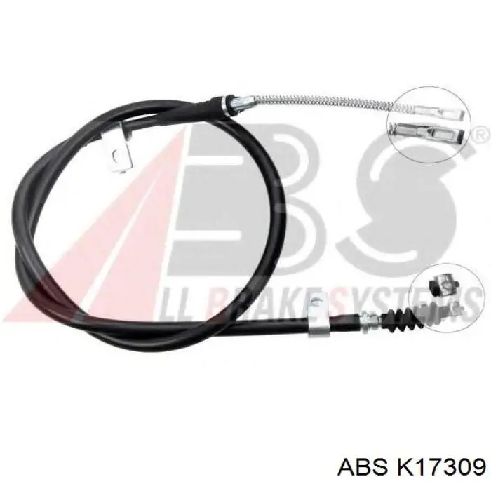 Купить K17309 ABS Трос стояночного тормоза задний левый