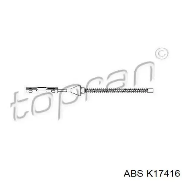 Задний трос ручника ABS K17416 цена, от 3.07 USD