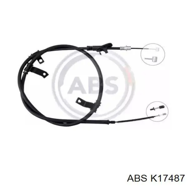 K17487 ABS Трос ручного тормоза