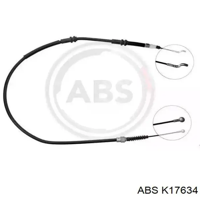 Трос стояночного тормоза задний правый ABS K17634 цена, от 36.73 USD