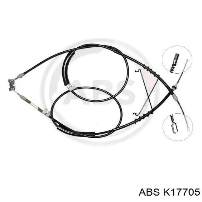 Задний трос ручника BC3020 DP Group