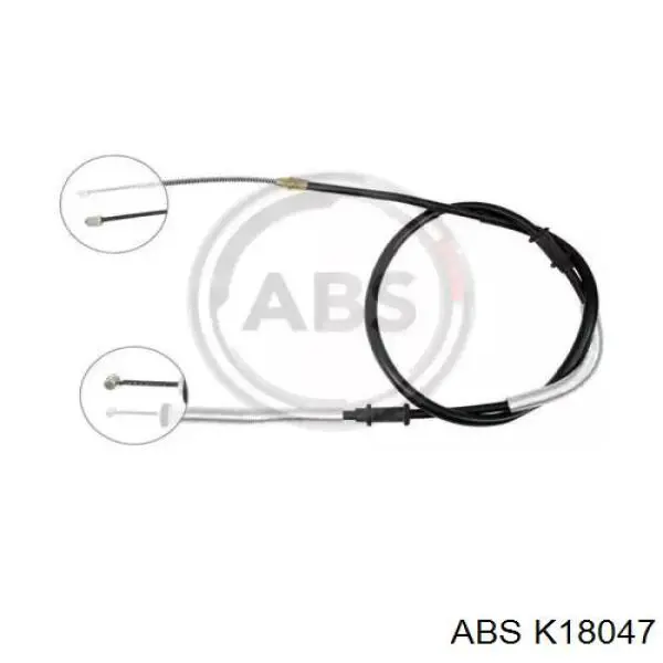 Трос ручного тормоза задний ABS K18047 цена, от 10.39 USD