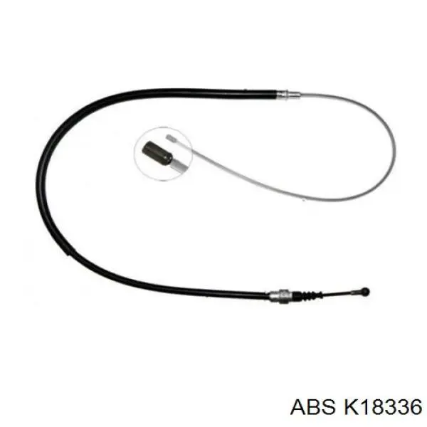 Cable de freno de mano trasero derecho/izquierdo K18336 ABS