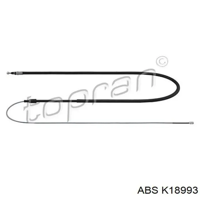 Задний трос ручника K18993 ABS